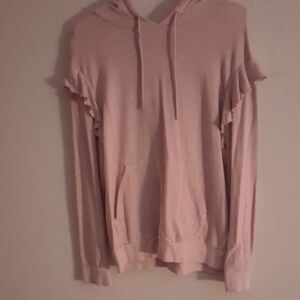 Kate Spade Blush Ruffle Hoodie